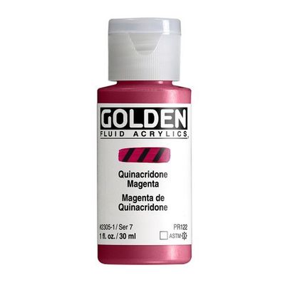 FLUID ACRYLIC 1OZ QUINACRIDONE MAGENTA