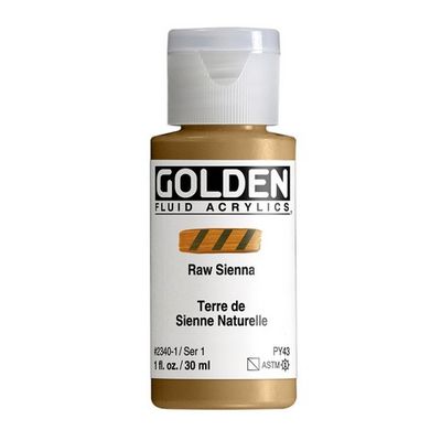 FLUID ACRYLIC 1OZ RAW SIENNA