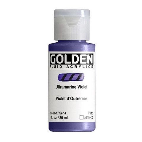 FLUID ACRYLIC 1OZ ULTRAMARINE VIOLET