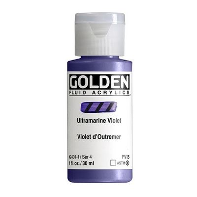 FLUID ACRYLIC 1OZ ULTRAMARINE VIOLET