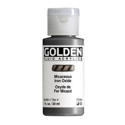 FLUID ACRYLIC 1OZ IRIDESCENT MICACEOUS IRON OXIDE