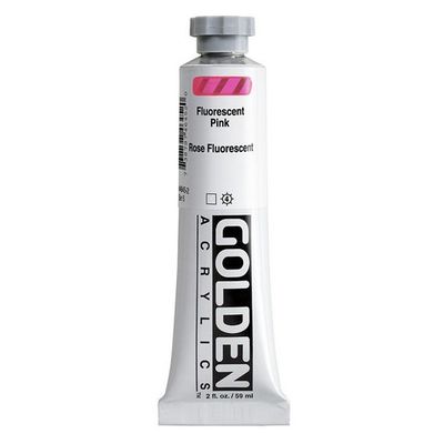 HEAVY BODY ACRYLIC 2OZ FLUORESCENT PINK