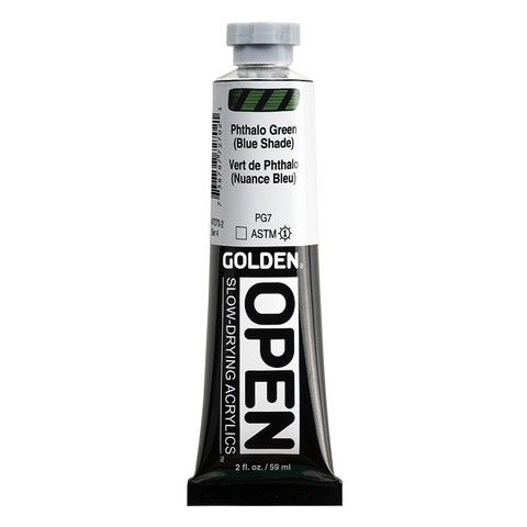 OPEN ACRYLIC 2OZ PHTHALO GREEN BLUE SHADE