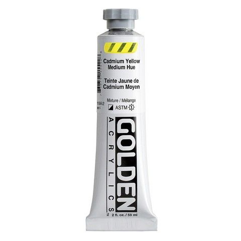 HEAVY BODY ACRYLIC 2OZ CADMIUM YELLOW MEDIUM HUE