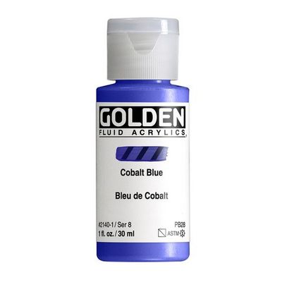 FLUID ACRYLIC 1OZ COBALT BLUE