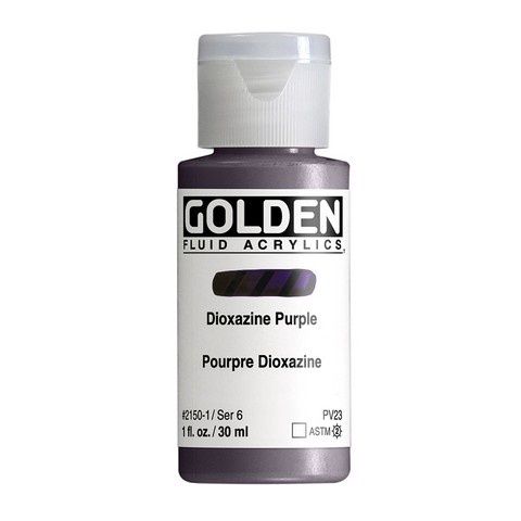 FLUID ACRYLIC 1OZ DIOXAZINE PURPLE
