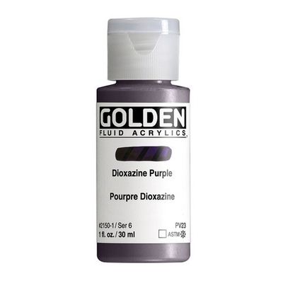 FLUID ACRYLIC 1OZ DIOXAZINE PURPLE