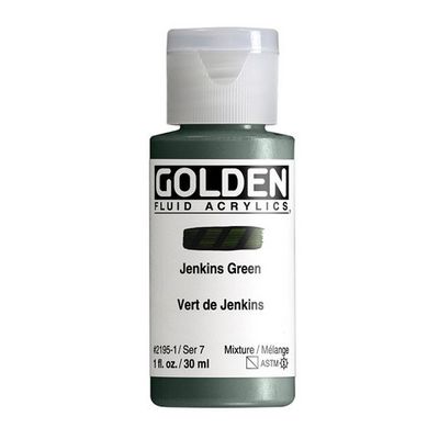 FLUID ACRYLIC 1OZ JENKINS GREEN