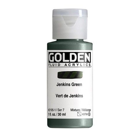 FLUID ACRYLIC 1OZ JENKINS GREEN