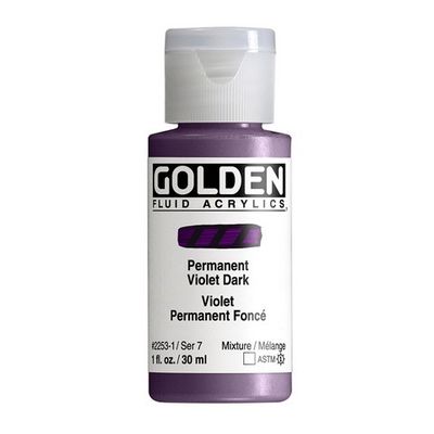 FLUID ACRYLIC 1OZ PERMANENT VIOLET DARK