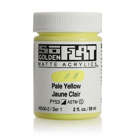 SOFLAT MATTE ACRYLIC 2OZ PALE YELLOW