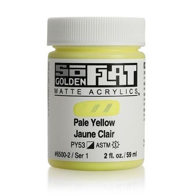 SOFLAT MATTE ACRYLIC 2OZ PALE YELLOW