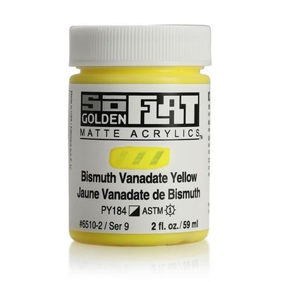 SOFLAT MATTE ACRYLIC 2OZ BISMUTH VANADATE YELLOW