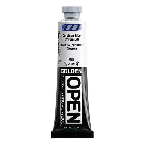 OPEN ACRYLIC 2OZ CERULEAN BLUE