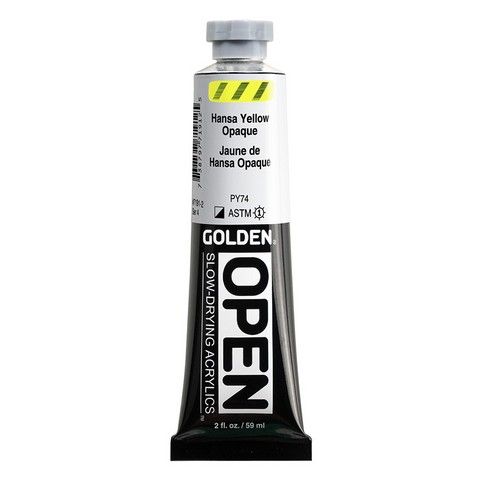 OPEN ACRYLIC 2OZ HANSA YELLOW OPAQUE