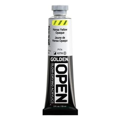 OPEN ACRYLIC 2OZ HANSA YELLOW OPAQUE