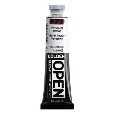 OPEN ACRYLIC 2OZ PERMANENT MAROON