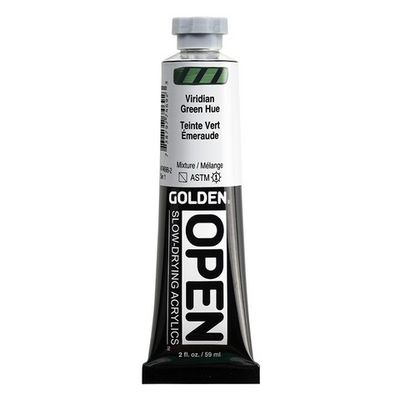 OPEN ACRYLIC 2OZ VIRIDIAN GREEN HUE