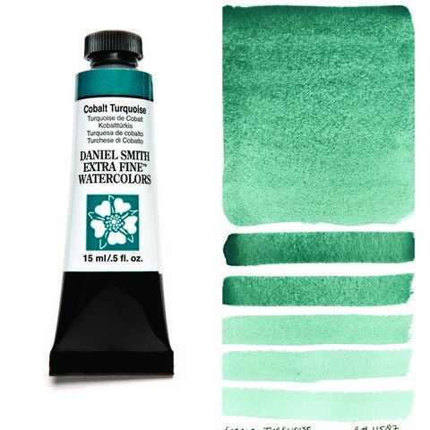 DANIEL SMITH XF WATERCOLOR 15ML COBALT TURQUOISE