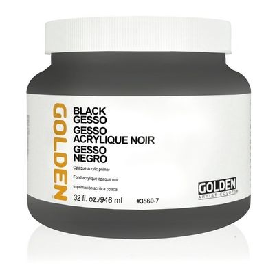 BLACK GESSO 32OZ