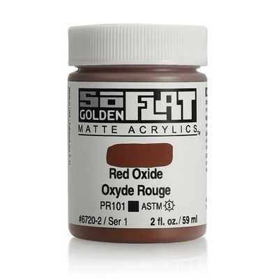 SOFLAT MATTE ACRYLIC 2OZ RED OXIDE