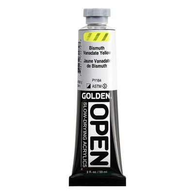 OPEN ACRYLIC 2OZ BISMUTH VANADATE YELLOW
