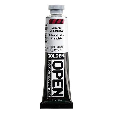 OPEN ACRYLIC 2OZ ALIZARIN CRIMSON HUE