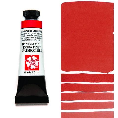 DANIEL SMITH XF WATERCOLOR 15ML CADMIUM RED SCARLET HUE