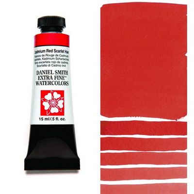 DANIEL SMITH XF WATERCOLOR 15ML CADMIUM RED SCARLET HUE