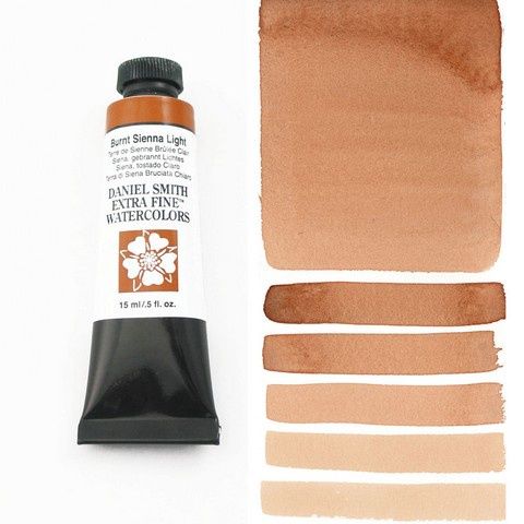 DANIEL SMITH XF WATERCOLOR 15ML BURNT SIENNA LIGHT