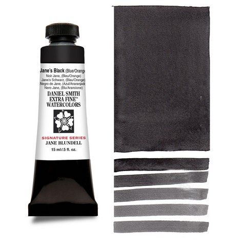 DANIEL SMITH XF WATERCOLOR 15ML JANES BLACK BLUE/ORANGE
