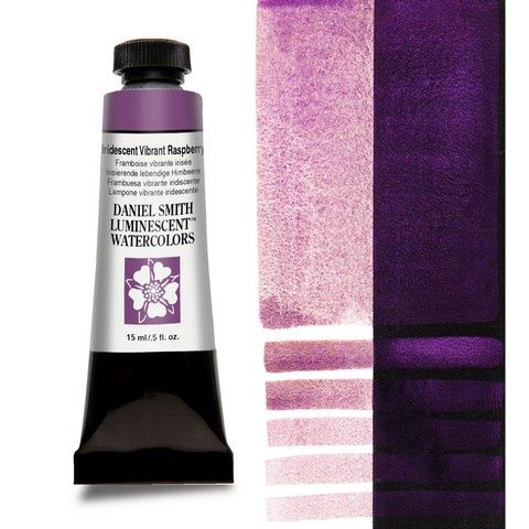 DANIEL SMITH XF WATERCOLOR 15ML IRIDESCENT VIBRANT RASPBERRY