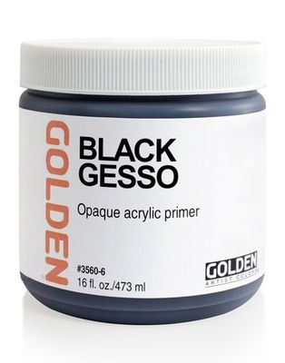 BLACK GESSO 16OZ