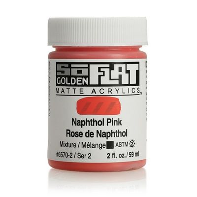 SOFLAT MATTE ACRYLIC 2OZ NAPHTHOL PINK