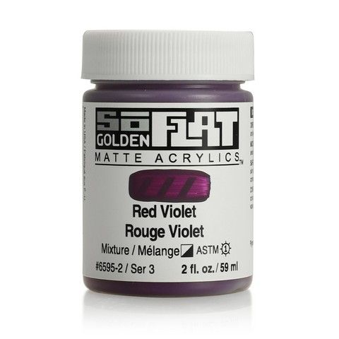 SOFLAT MATTE ACRYLIC 2OZ RED VIOLET