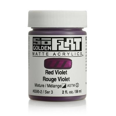 SOFLAT MATTE ACRYLIC 2OZ RED VIOLET
