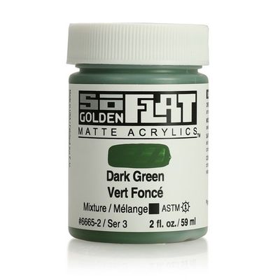 SOFLAT MATTE ACRYLIC 2OZ DARK GREEN