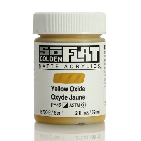 SOFLAT MATTE ACRYLIC 2OZ YELLOW OXIDE