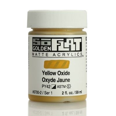SOFLAT MATTE ACRYLIC 2OZ YELLOW OXIDE