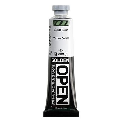 OPEN ACRYLIC 2OZ COBALT GREEN