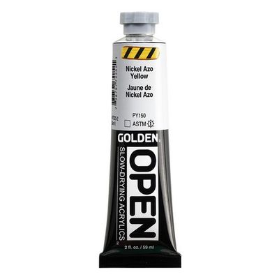 OPEN ACRYLIC 2OZ NICKEL AZO YELLOW