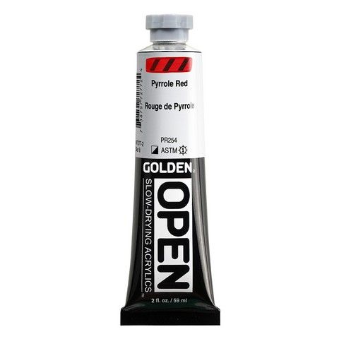 OPEN ACRYLIC 2OZ PYRROLE RED
