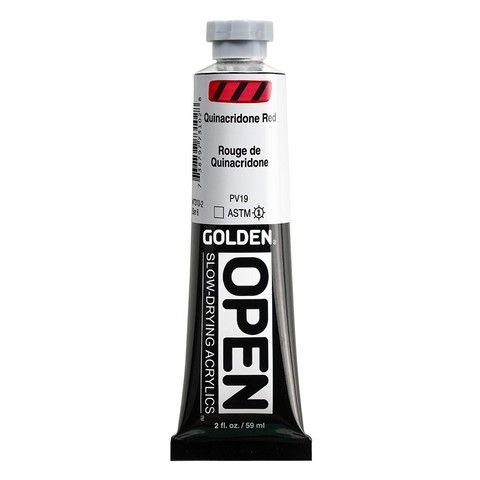 OPEN ACRYLIC 2OZ QUINACRIDONE RED