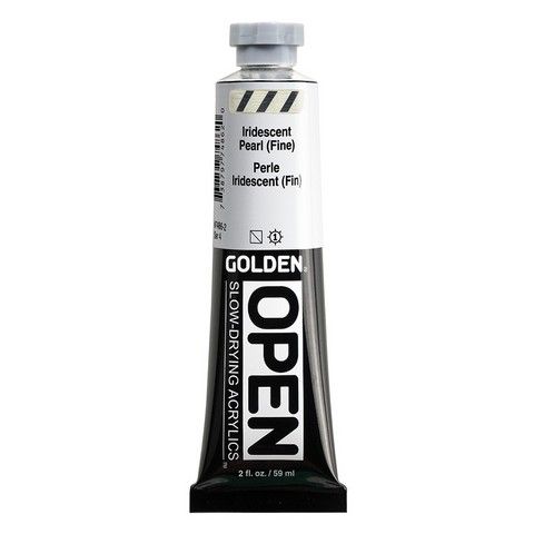 OPEN ACRYLIC 2OZ IRIDESCENT PEARL (FINE)