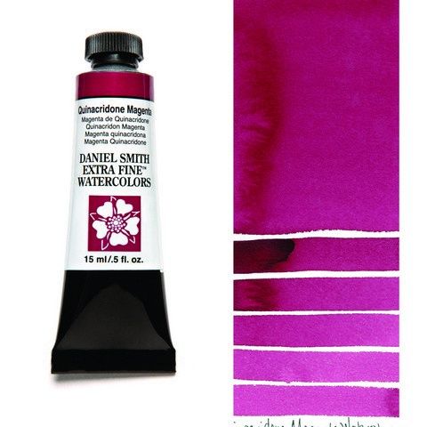 DANIEL SMITH XF WATERCOLOR 15ML QUINACRIDONE MAGENTA