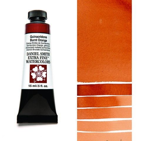 DANIEL SMITH XF WATERCOLOR 15ML QUINACRIDONE BURNT ORANGE