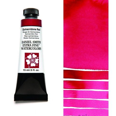 DANIEL SMITH XF WATERCOLOR 15ML QUINACRIDONE RED