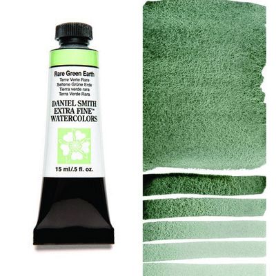DANIEL SMITH XF WATERCOLOR 15ML RARE GREEN EARTH