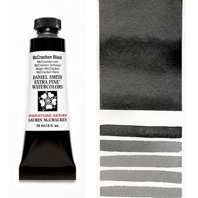 DANIEL SMITH XF WATERCOLOR 15ML MCCRACKEN BLACK