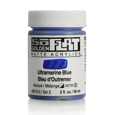 SOFLAT MATTE ACRYLIC 2OZ ULTRAMARINE BLUE